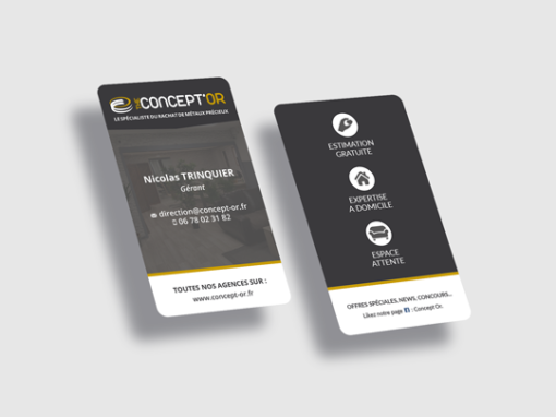 CARTES VISITE | CONCEPT OR