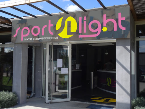 ENSEIGNE DIBOND | SPORTLIGHT