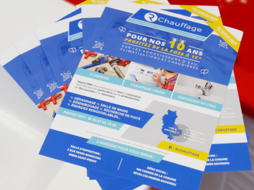 CREATION DE FLYERS | RCHAUFFAGE